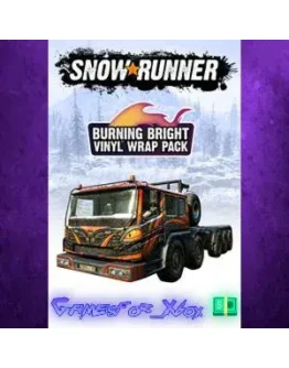 SnowRunner - Burning Bright Vinyl Wrap Pack XBOX DLC SnowRunner - Burning Bright Vinyl Wrap Pack XBOX DLC