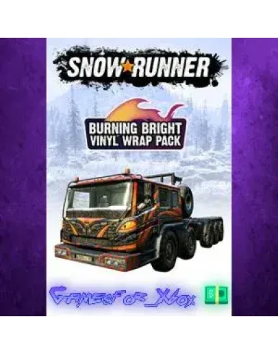 SnowRunner - Burning Bright Vinyl Wrap Pack XBOX DLC