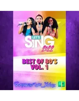Let's Sing 2022 Best of 80's Vol. 1 Song Pac XBOX DLC