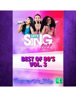 Let's Sing 2022 Best of 80's Vol. 3 Song Pac XBOX DLC