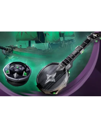 Sea of Thieves Обсидиан Банджо Оникс Компас и ключ от