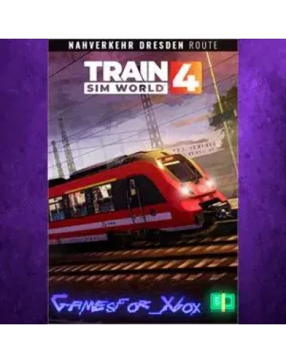 Train Sim World 4 Nahverkehr Dresden - Riesa XBOX DLC Train Sim World 4 Nahverkehr Dresden - Riesa XBOX DLC