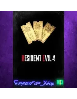 Resident Evil 4 Weapon Exclusive Upgrade Tic XBOX DLC Resident Evil 4 Weapon Exclusive Upgrade Tic XBOX DLC