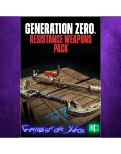 Generation Zero - Resistance Weapons Pack XBOX DLC Generation Zero - Resistance Weapons Pack XBOX DLC