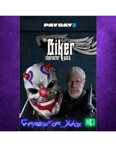 PAYDAY 2 CRIMEWAVE EDITION - The Biker Chara XBOX DLC PAYDAY 2 CRIMEWAVE EDITION - The Biker Chara XBOX DLC