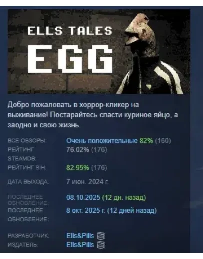 Ells Tales: Egg АВТОДОСТАВКА STEAM GIFT РОССИЯ