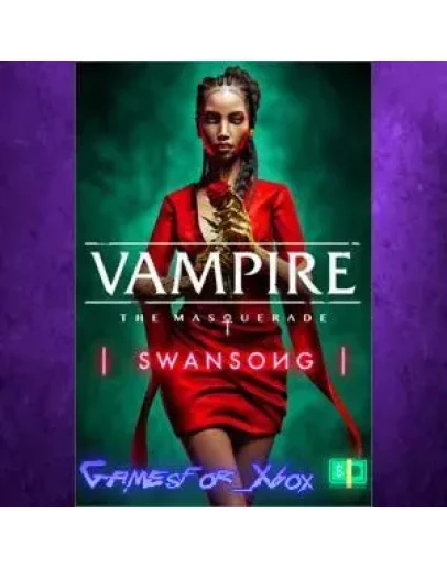 Vampire The Masquerade - Swansong XBOX Vampire The Masquerade - Swansong XBOX