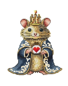 Эксклюзив. схема для вышивки крестом Король вышивки хом