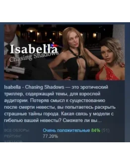 Isabella: Chasing Shadows АВТОДОСТАВКА STEAM РОССИЯ Isabella: Chasing Shadows АВТОДОСТАВКА STEAM РОССИЯ