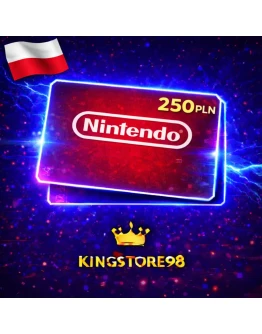 Карта Nintendo eShop 250z PLN(Злотых) Польша