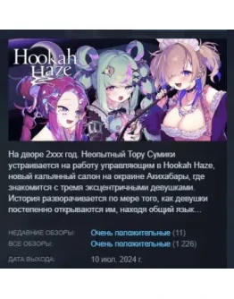 Hookah Haze АВТОДОСТАВКА STEAM GIFT РОССИЯ
