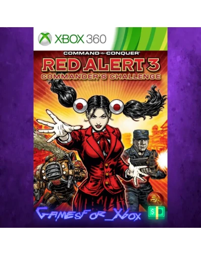 Command & Conquer Red Alert 3 Commander's Challe XBOX Command & Conquer Red Alert 3 Commander's Challe XBOX