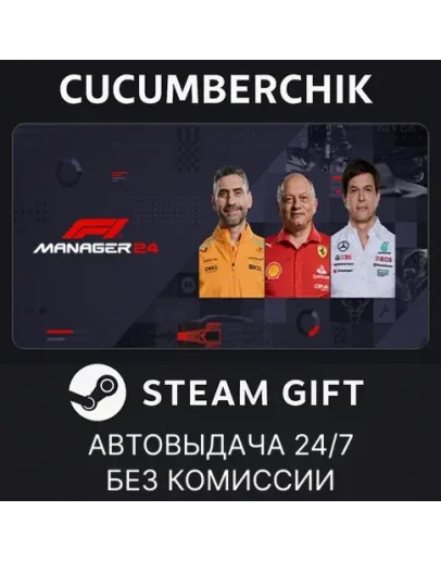 F1 Manager 2024STEAM GIFT AUTORU+МИР