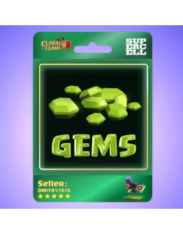 Clash of Clans ГЕМЫ GEMS Лучшая цена!