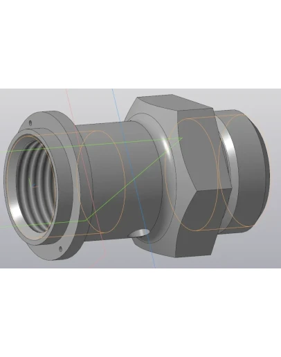 Корпус 20.006. Трехмерная модель 3D-модель в компасе