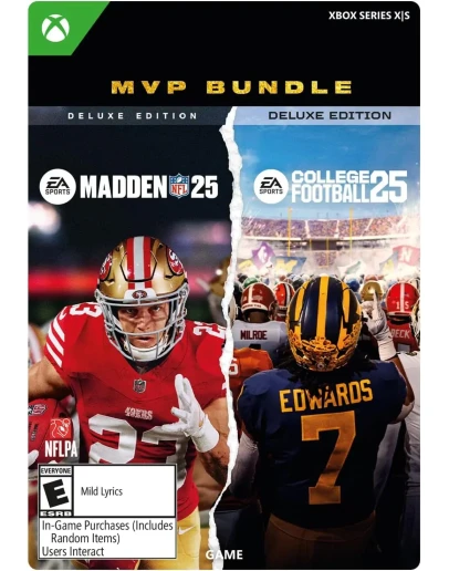 EA SPORTS MVP NFL 25 &amp College Football 25 Xbox One XS