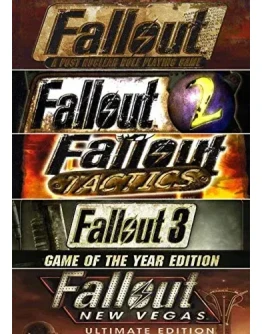 Fallout 1 + 2 + 3 GOTY + Tactics + New Vegas STEAM