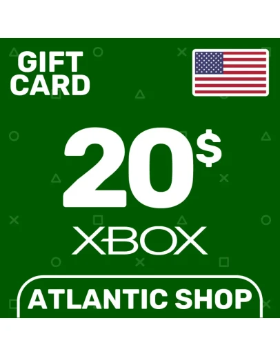 Карта Пополнения Xbox 20 (USD) США