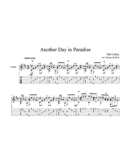 Another Day in Paradise (Фил Коллинз) ноты для гитары