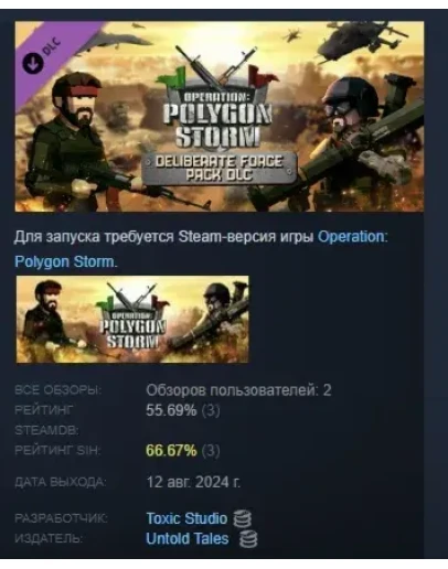 Operation: Polygon Storm - Deliberate Force Pack DLC