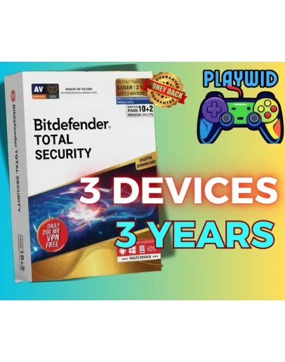 Ключ Bitdefender Total Security 3 на устройство на 3 го
