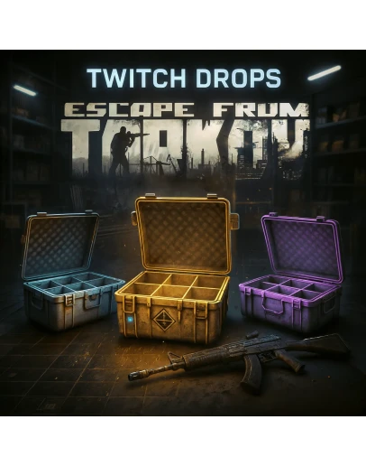 ESCAPE FROM TARKOV TWITCH DROPS 106 КЕЙСОВ + ПРЕДМЕТЫ