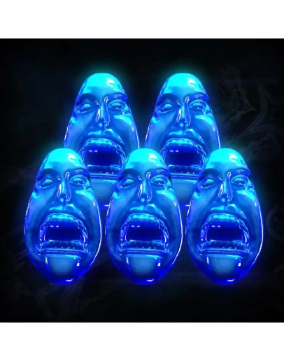 5 Blue Orbs