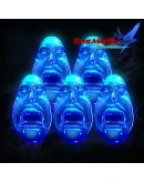 5 Blue Orbs