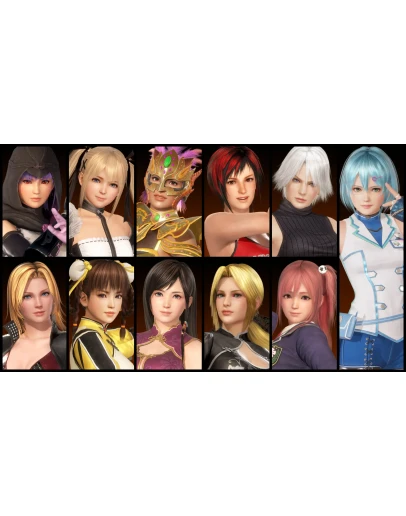 DEAD OR ALIVE 6 Core Fighters Female Fighters Set DEAD OR ALIVE 6 Core Fighters Female Fighters Set