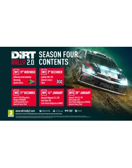 DiRT Rally 20 Deluxe Content Pack 20 Seasons 3 and 4 DiRT Rally 20 Deluxe Content Pack 20 Seasons 3 and 4