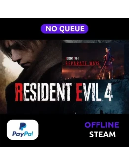 Resident Evil 4 + Last DLC Steam Offline PAYPAL