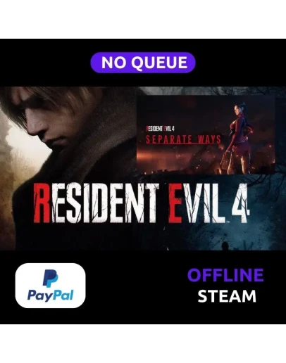 Resident Evil 4 + Last DLC Steam Offline PAYPAL Resident Evil 4 + Last DLC Steam Offline PAYPAL