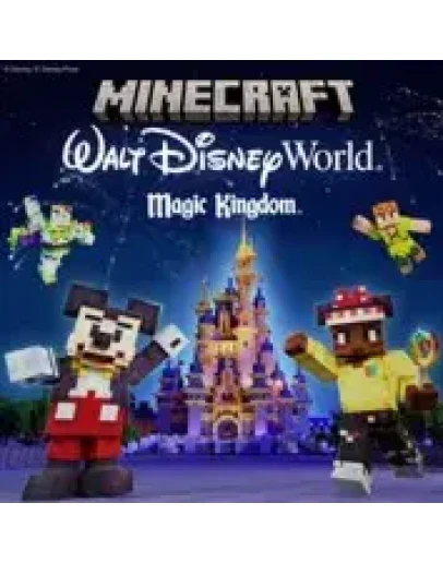 Minecraft Walt Disney World Magic Kingdom XBOX.