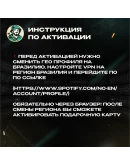 1/3/6 МЕС SPOTIFY PREMIUMРФ+МИР АВТО КОД 24/7