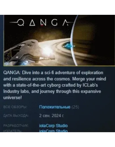 Qanga АВТОДОСТАВКА STEAM РОССИЯ
