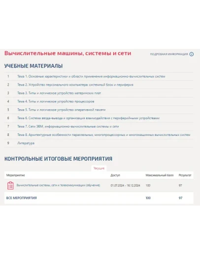 Вычислительные системы, сети и телекоммуникации.Тест Вычислительные системы, сети и телекоммуникации.Тест