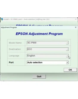 EPSON Adjustment Program SC-P600 (ECC)