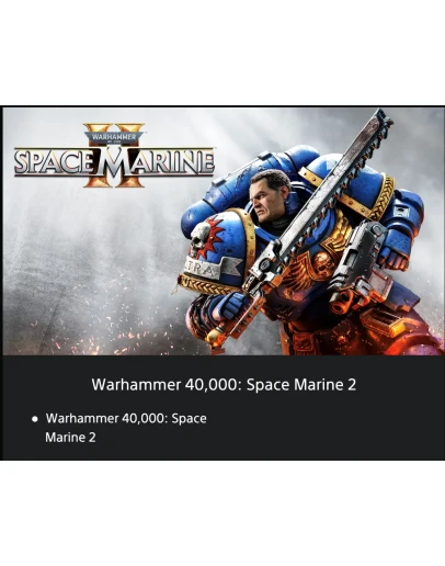 Warhammer 40,000: Space Marine 2 PS 5 УКРАИНА