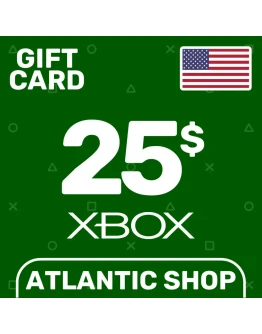Карта Пополнения Xbox 25 (USD) США