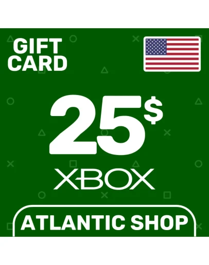 Карта Пополнения Xbox 25 (USD) США Карта Пополнения Xbox 25 (USD) США