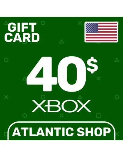 Карта Пополнения Xbox 40 (USD) США