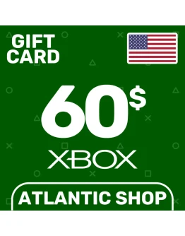 Карта Пополнения Xbox 60 (USD) США