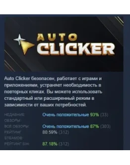 Auto Clicker АВТОДОСТАВКА STEAM РОССИЯ Auto Clicker АВТОДОСТАВКА STEAM РОССИЯ