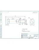 Схема технологического процесса изготовления детали ось