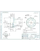 Чертеж приспособления фрезерного делительного для гайки
