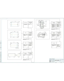 Схема технологического процесса изготовления втулки