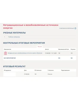 Нетрадиционные и возобновляемые источники энергии