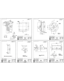 Чертеж гидроцилиндра в программе AutoCAD