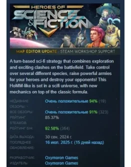 Heroes of Science and Fiction АВТОДОСТАВКА STEAM РОССИЯ