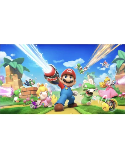 mario rabbids kingdom battle Nintendo Switch +2games